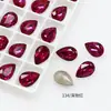 Dongzhou Cristal 8x12 Gota d'Água Pedrarias para Nail Art Super Brilhantes Coloridas Formato de Pera Corte de Alta Qualidade DIY Decorações para Unhas de Boneca