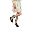 Botas vaqueras de estilo coreano, con paneles, punta redonda, tacón grueso para mujer, botas cortas adelgazantes y versátiles, nuevo modelo de verano con hebilla, botas de montar