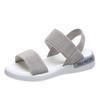 Sandalias Deportivas para Mujer, Elásticas y Flexibles, Nuevo Modelo Verano 2024, Suela Plana, Adecuadas para Estudiantes, Zapatos de Playa Estilo Romano para Mujer, Cómodas y No Cansan los Pies