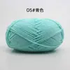 Hilo de Algodón de Leche de 4 Hebras para Bebé para Tejer Bufanda a Mano, Ovillo de Hilo Medio Grueso, Manta, Hilo para Crochet DIY, Kit de Materiales para Tejer Hecho a Mano