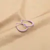Accesorios para la Cabeza Pendientes Pequeños Frescos Macaron Simples Elegantes Pendientes Colgantes para Mujer Dulces Lindos Pinza para Oreja Acolchada
