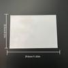 Imán de refrigerador blanco puro transfronterizo calendario magnético planificador imán suave tablero de notas escritura pizarra suave imán de refrigerador