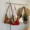 Bolsa de Axila Casual da Moda Feminina Estilo Coreano Nova Simples para o Trabalho Bolsa Tote de Grande Capacidade Bolsa de Ombro Primavera 2025