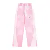 Nuevo Estilo Transfronterizo Unisex Estilo Americano Recto Holgado Diseño Streetwear Pantalones Largos Estampado de Letras Conjunto de Sudadera Hip-Hop