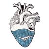 Europa y Estados Unidos broche de colección con forma de corazón visceral de hueso caliente insignia de ambiente divertido de Halloween accesorios de traje
