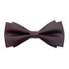 Homens Bow Tie Casamento Noivo Melhor Homem Terno Camisa Borgonha Preto Britânico Estilo Coreano Laço