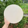 Rebanadas de madera redondas hechas a mano para manualidades rebanadas de madera cuadradas tableros de madera pintados a mano creativos pirograbado tablero redondo de madera de álamo tablero de madera delgado