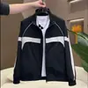 Primavera Otoño Invierno Nuevo Patchwork Bloque de Color Moda Versátil Chaqueta para Hombre Marca de Tendencia Fresca Casual Cuello Alto Chaqueta de Trabajo