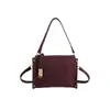 Bolso Bandolera de Lujo Mate Retro para Mujer, Bolso Bandolera de Hombro Único Estilo Nuevo, Bolso Boston Versátil Sencillo para el Trabajo