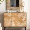 Pegatinas Retro Creativas para Muebles con Textura de Madera Película para Renovación y Cambio de Color Autoadhesiva Impermeable Pegatinas Decorativas para Puerta de Entrada Sala de Estar Gabinete de Zapatos