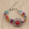 Direto da Fábrica Xizang joias contas pulseira de miçangas estilo étnico feito à mão miçangas turquesa pulseira de personalidade