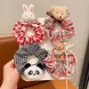 Ligas para el Cabello de Niñas, Estilo Coreano Otoño e Invierno, Cuerdas para el Cabello de Oso de Dibujos Animados Lindas de Alta Gama para Coletas, Ligas para el Cabello de Bebé