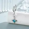 Emoción Starburst: Estilo de Verano Dulce y Fresco Colgante de Estrella de Cuatro Puntas Broche Recto Pendientes de Aro Joyería Henson Pendientes de Piercing