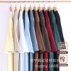Camiseta de Algodón Puro Pesado para Jóvenes 230g para Hombre Casual Talla Grande Manga Corta Transfronteriza Camiseta de Algodón Puro Manga Media Logo Personalizado para Hombre