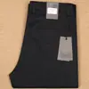Pantalones rectos lisos suaves de algodón peinado fino para primavera y verano, pantalones casuales de negocios para hombre de fibra de poliéster de lujo