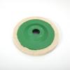Rueda de pulido de 4 pulgadas 100 mm cubierta amarilla cubierta verde cubierta negra rueda de lana rueda de fieltro suministro directo de fábrica