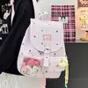 Mochila Nueva de Cuadros, Dulce Mochila Escolar para Estudiantes Universitarias, Bolso de Lona a Cuadros, Mochila de Viaje para Commuter de Nicho Ins