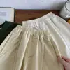 Pantalones de Bebé Primavera 2026 Estilo Nuevo Pantalones Casuales Curvos para Niños Pantalones Largos Versátiles Holgados de Algodón Puro para Niñas