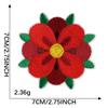 Etiqueta de bordado por computadora, pegatinas originales de flores bordadas, accesorios de ropa, accesorios de equipaje DIY, parche adhesivo, pegatinas de tela