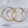 Novos Brincos Argola Lisos com Padrão, Toque de Luxo Leve e de Alta Qualidade, Brincos Modernos e Únicos para Mulheres, Estilo Europeu e Americano, Brincos Elegantes para o Dia a Dia