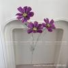 Flocking cosmos gesang flor artificial fábrica de flores decoração para casa flor de casamento parede flor falsa crisântemo holandês margarida