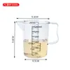 Copo Medidor de Plástico Acrílico 500ml com Escala Pe Espessado 5000ml Resistente a Altas Temperaturas para Chá de Leite Cozinha Confeitaria Copo Medidor