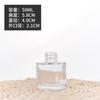Frasco de aromaterapia cilíndrico 100ml Frasco de óleo essencial de perfume de alta qualidade 50ml Carro doméstico Ornamentos de frasco de aromaterapia sem fogo Boca de seda