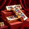 Librito Rojo 2 Caja de Bombones de Chocolate Dorado Caja de Regalo de Acompañamiento Regalo de Año Nuevo Snacks de Ocio