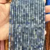 4x4mm Ágata Tubo Redondo Contas Soltas Acessórios para Joias DIY Contas Cilíndricas de Cristal Rosa Colar Produtos Semi-Acabados Atacado