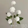 Flores Artificiais Brancas para Decoração de Casamento, Flores de Seda, Ornamentos de Flores Artificiais, Arte Floral Seca, Materiais de Rosa, Arranjo de Flores para Corredor, Arranjo de Parede e Chão