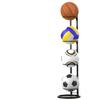 Almacenamiento de Baloncesto, Fútbol Estándar, Voleibol, Dos Capas, Tres Capas, Cuatro Capas, Almacenamiento Multicapa para Balones Infantiles Montado en la Pared