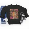 Tamaño Europeo Transfronterizo Terciopelo Fino Otoño Halloween Calabazas Florales Sudaderas para M
