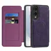 Para comercio exterior transfronterizo funda para teléfono Samsung S25EDGE funda de cuero tipo libro escudo espiritual funda con protección de tarjeta magnética S25