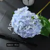 Novo Ramo Único de Amor Flor de Seda Artificial Hortênsia Flor Artificial Flor de Casamento Parede de Flores Buquê Fotografia Material de Flor Flor de Seda Hortênsia