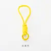 Ventas Directas de Fábrica Hogar Práctico Cosa Buena DIY Colorido Nudo Hecho a Mano Tejido Cordón Colgante Pintura para Hornear Mosquetón de Resorte