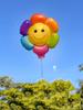 Clip de globo con cara sonriente de margarita fiesta de cumpleaños aula escena atmósfera decoración empujar pequeños regalos