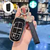 Adecuado para fundas de llave de Jeep: Renegade, Compass, Grand Cherokee, Commander, hebilla de carcasa de alta gama para mujer