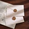 Sobre de Lino Engrosado, Set de Papel de Carta de Alta Gama, Carta de Confesión de Amor Manuscrita Retro, Escritura en Papel de Cuero, Papel de Carta de Invitación