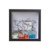 Caja de almacenamiento de boletos de Amazon transfronterizos, postal, souvenir, hucha, caja de mapas, marco de fotos, alcancía