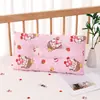 Almohada de Algodón de Dibujos Animados para Niños Almohada de Terciopelo para Calmar Bebés Almohada para Dormir Guardería Siesta Lavable Protección de la Columna Cervical