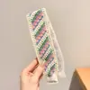 Adesivo de franja de tricô de lã adesivo mágico para cabelo solto faixa de cabelo para lavar o rosto faixa de cabelo novo estilo 2026 para meninas artefato de estilização de cabelo solto