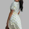 Nuevo Vestido Festivo de Otoño 2026 Ropa Europea Americana para Mujer Dropshipping Casual Francés Estampado para Citas Vestido