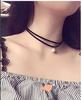 Venta caliente transfronteriza, collar de celebridades en línea de estilo coreano, gargantilla femenina de estilo coreano, cadena de clavícula de encaje, joyería de cadena de clavícula al por mayor