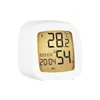 Reloj Casual Pequeño y Conveniente Reloj Despertador Reloj de Mesita de Noche para Niños Estudiantes Reloj de Temperatura y Humedad Reloj LCD
