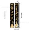 Nuevo pareado negro dorado Feliz Cumpleaños impresión digital exterior fiesta de cumpleaños lugar para fotos decoración de fondo pareado