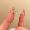 Anillo Abierto de Perla Barroca Francesa Diseño de Nicho para Mujer Anillo Apilable para Dedo Índice Anillo Pulsera de Lujo Ligero de Gama Alta