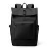 Mochila casual de moda transfronteriza para el día a día, bolsa para portátil de gran capacidad, mochila resistente al agua con tapa abatible