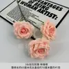 Rosas de Diamante de Tres Cabezas Directamente del Fabricante Arreglos Florales para Bodas al por Mayor Flores para Pasillos Rosas en Cascada Flores Artificiales