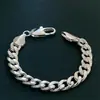 Joia de Comércio Exterior Pulseira com Fivela Lateral Banhada a Cobre com Prata 925 Simples e Elegante para Uso Diário Temu Xiyin Tk Venda Quente