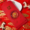 Oro Puro 999 Caballo del Zodiaco Estilo Chino Imán de Metal Personalizado para Refrigerador Pegatina para Teléfono Pegatinas de Dibujos Animados Manualidades